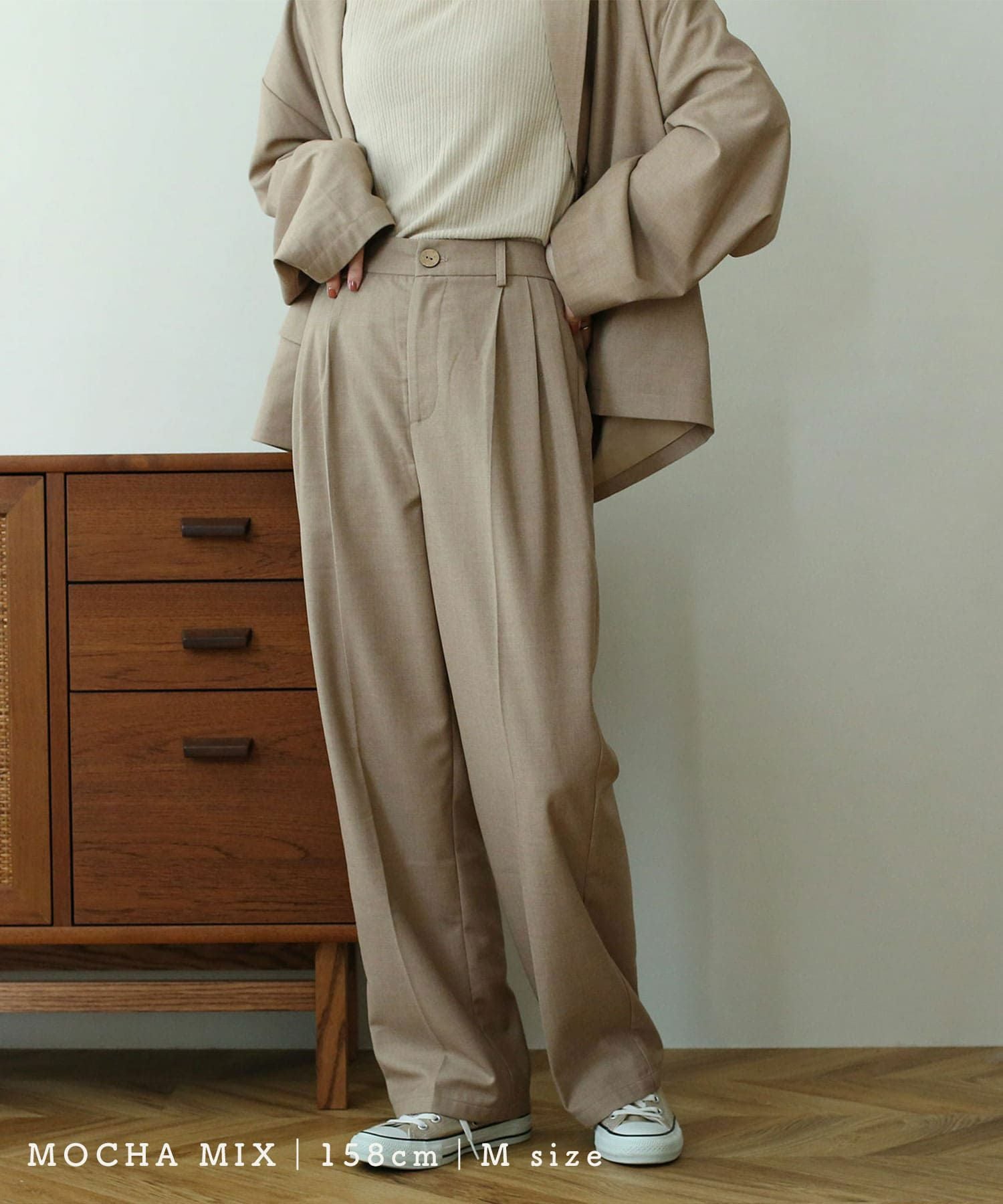 【なおさん専用】スヌード+MONOMARTシャツ+パンツ3着+不要シャツ・靴下 スリータックストレートパンツ | NOAHL(ノアル)公式通販