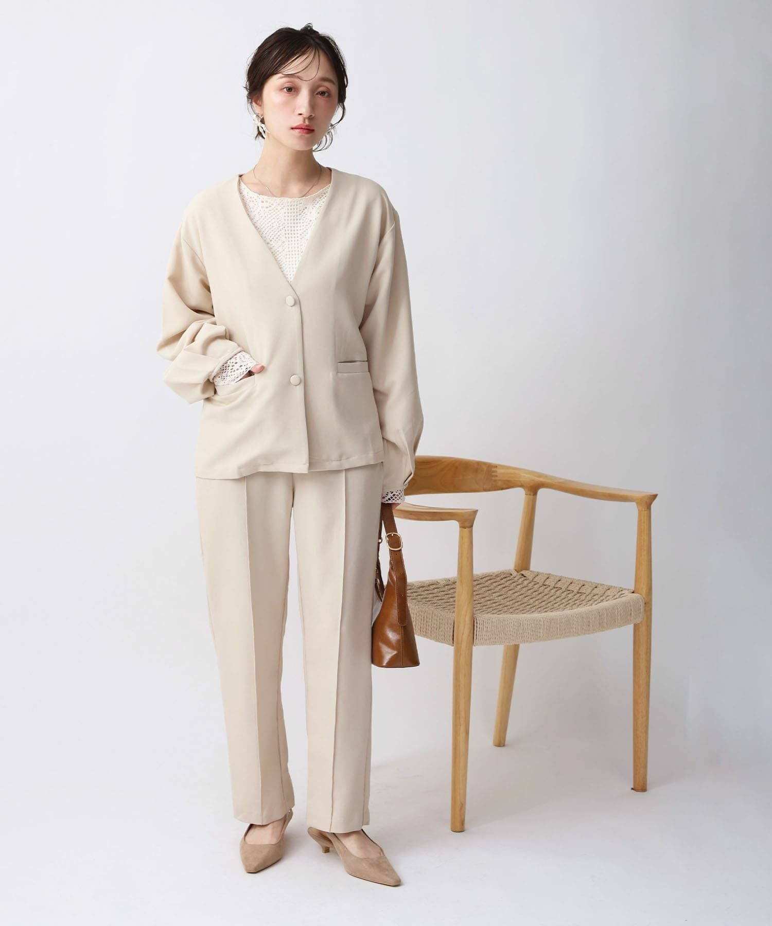 ロングワンピース&パンツ×ジャケットセレモニースーツ | NOAHL(ノアル
