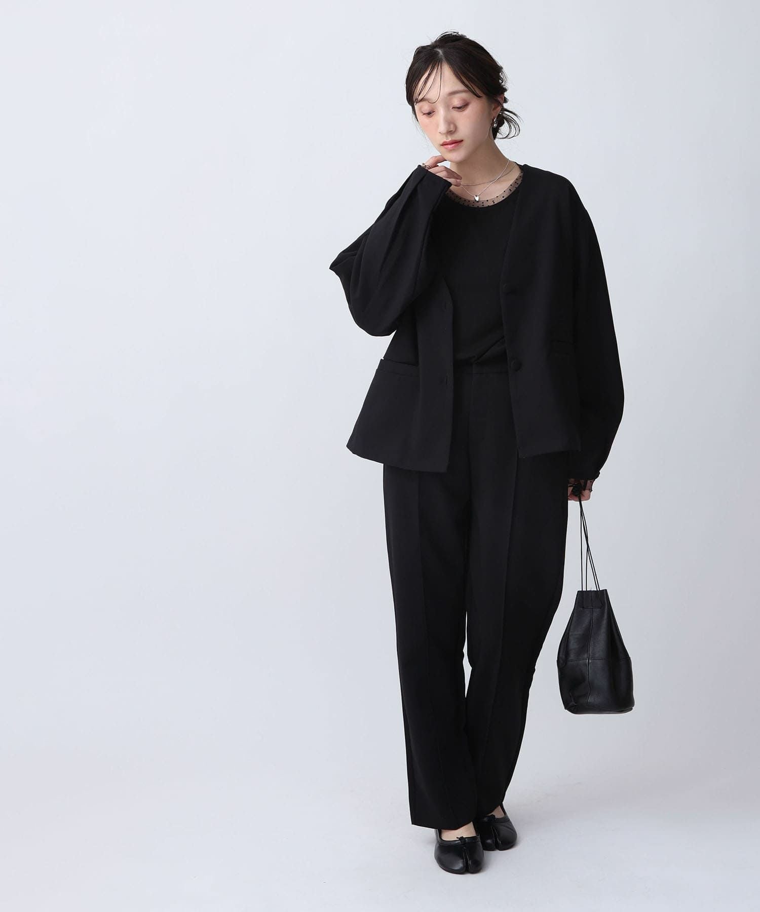 ロングワンピース&パンツ×ジャケットセレモニースーツ | NOAHL(ノアル