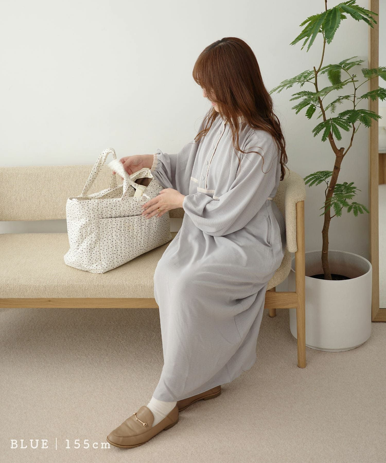 バックリボンバイカラーワンピース【cocoさんコラボ第2弾】 | NOAHL