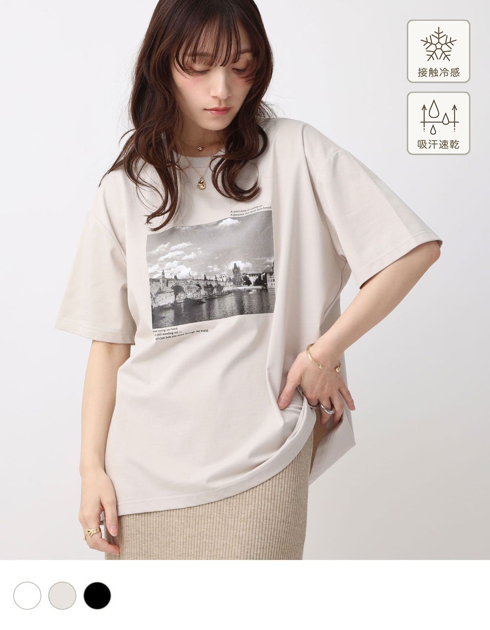 接触冷感プリントTシャツ | NOAHL(ノアル)公式通販