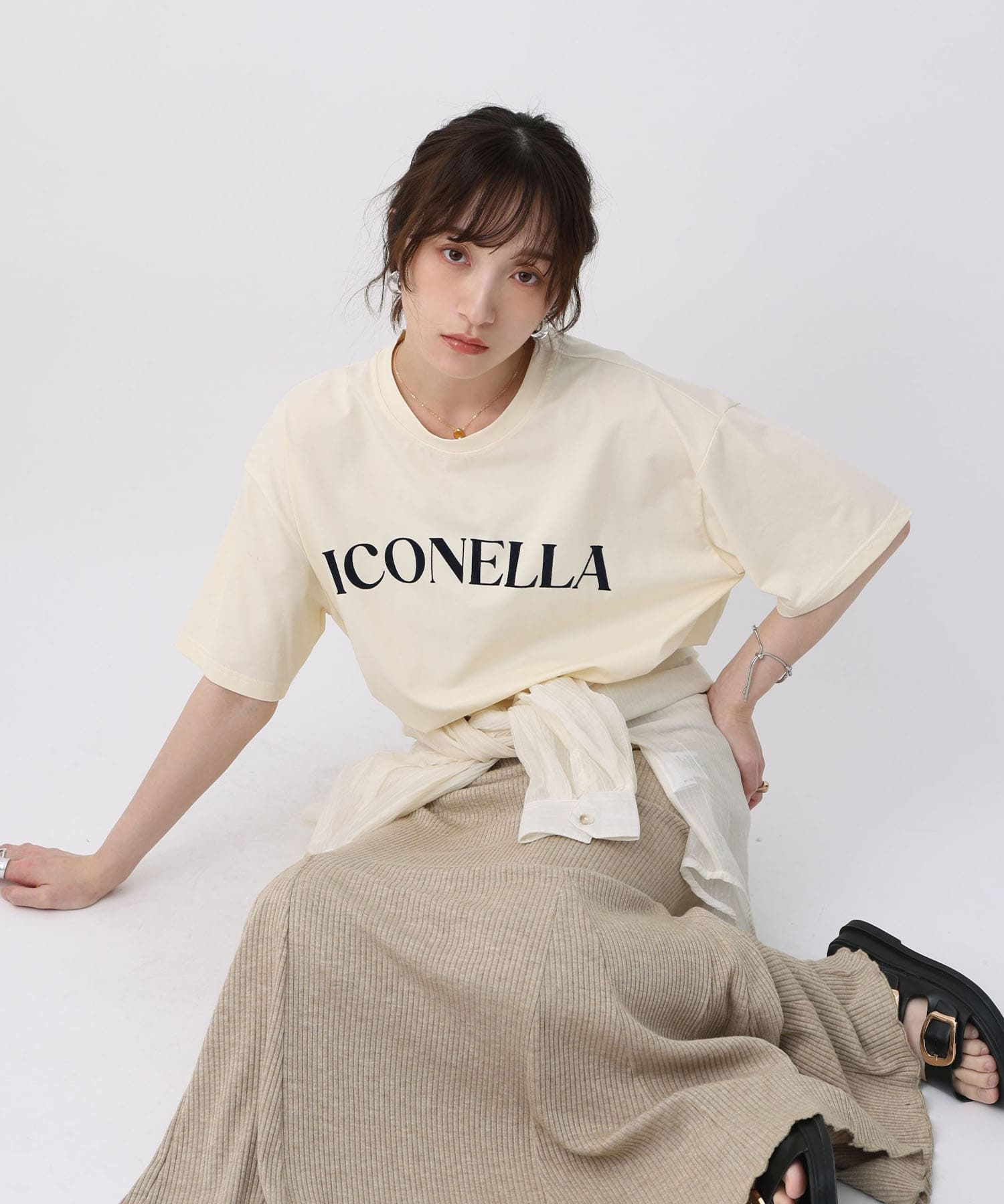 フロッキーロゴ汗染み防止Tシャツ | NOAHL(ノアル)公式通販